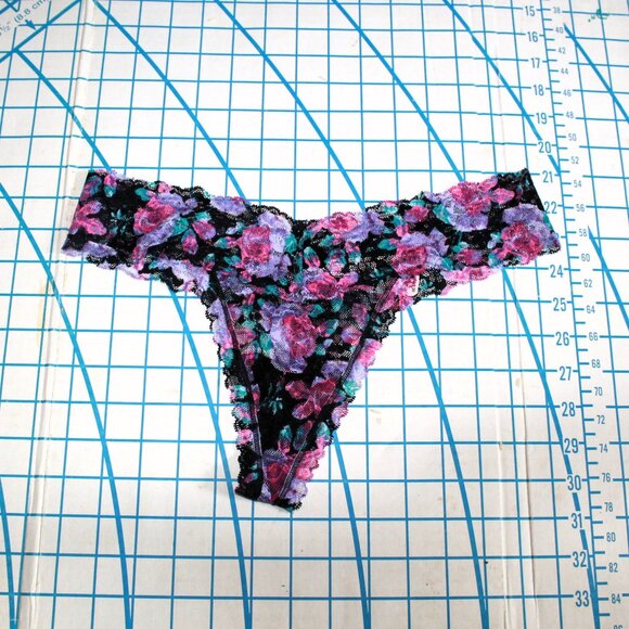 Victoria's Secret Other - Victoria's Secret Floral Mesh Thong Panties, Medium, NWT